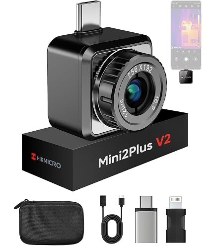 HIKMICRO Mini2 V2 iOS Android Thermal Camera, 256x192 IR